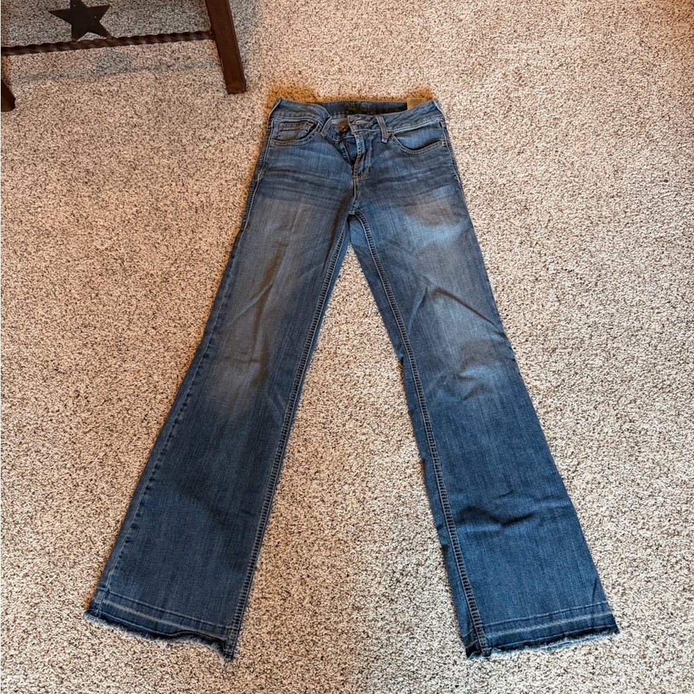 Ariat Women's Flare Jeans in Classic Blue